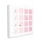 Stupell Industries Tropical Summer Pool Abstract Pink Geometric Pattern Canvas Wall Art
